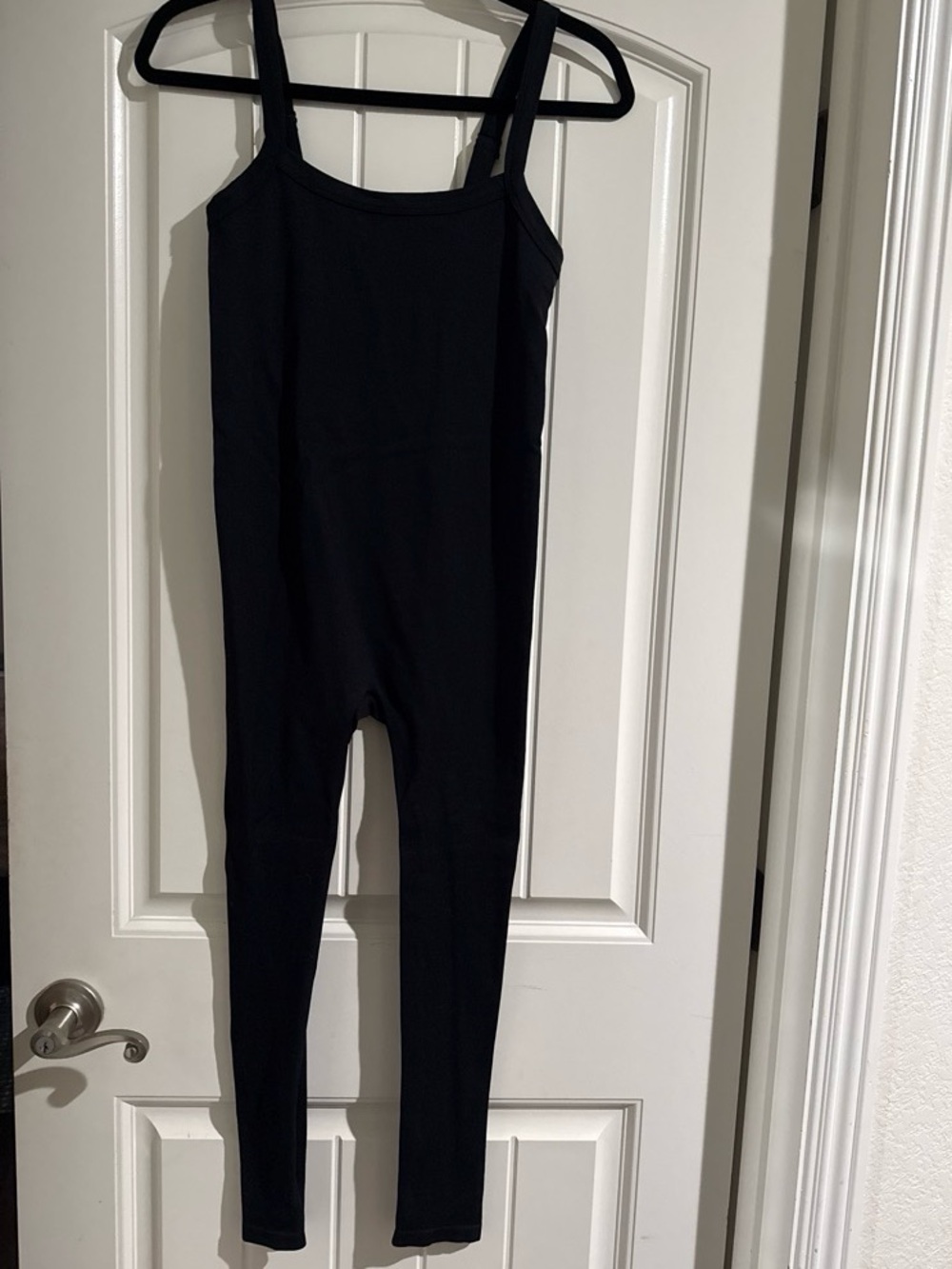 Women's Black Strappy Slim Jumpsuit